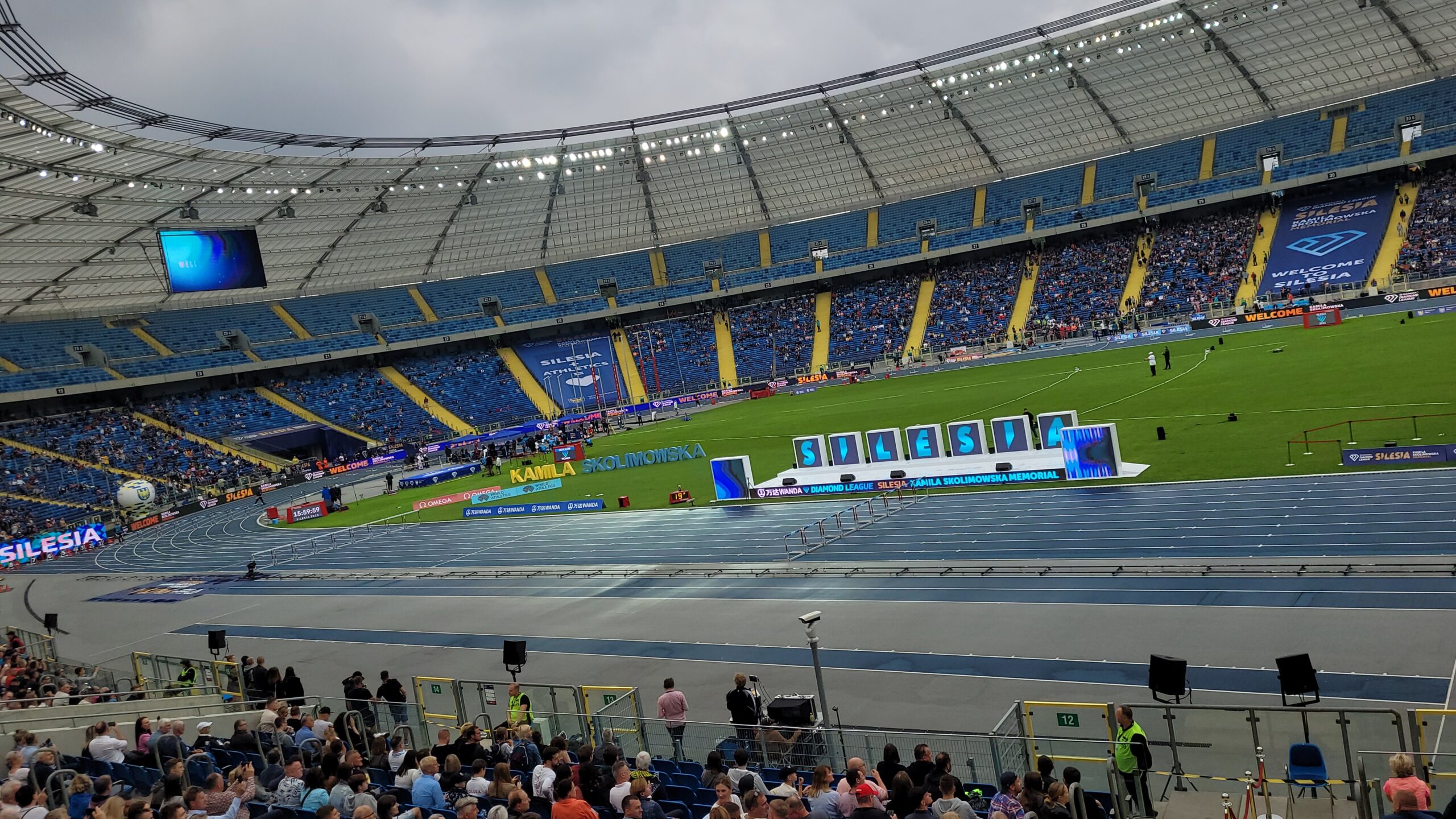 Widok na stadion Silesia 2022
