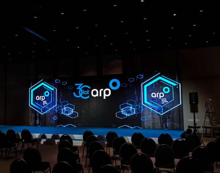 Konferencja ARP z ekranami LED Bydgoszcz